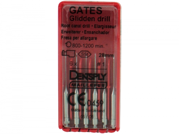 Burghiu Gates 8 Gr.1 28mm Wkst 6pcs
